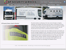Tablet Screenshot of bpsecurityservices.com